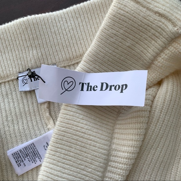 NWT The Drop Knit Shorts in Neutral Cream - Picture 10 of 13